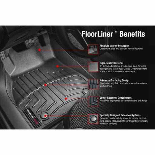  Buy Weathertech 4416221 2020 Corvette C8 Front Floor Liner - Floor Mats
