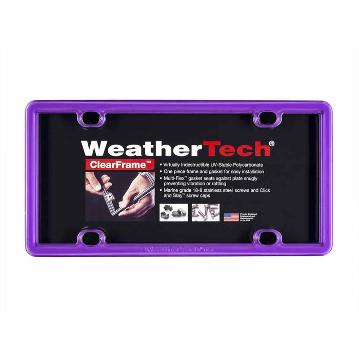  Buy Weathertech 8ALPCF5 Accessorypurplenauniversal - License Plates