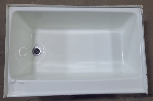Used RV Bath Tub 35 1/2” x 23 1/2” Left Hand Drain - Young Farts RV Parts