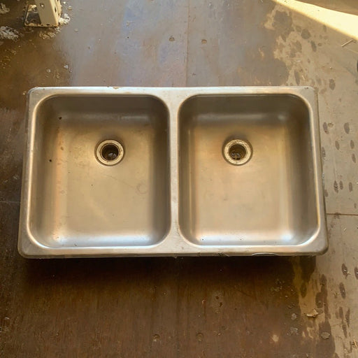 Used RV Double Kitchen Sink 27” w x 16” L - Young Farts RV Parts