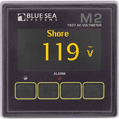 Buy Blue Sea Systems 1837 1837 M2 AC Voltmeter - Marine Electrical