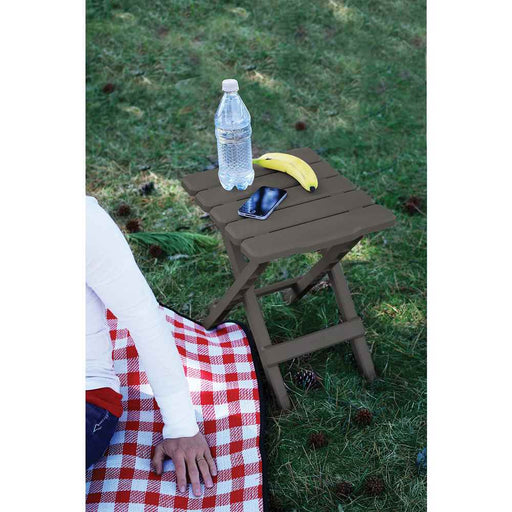 Charcoal Regular Adirondack Portable Outdoor Folding Side Table