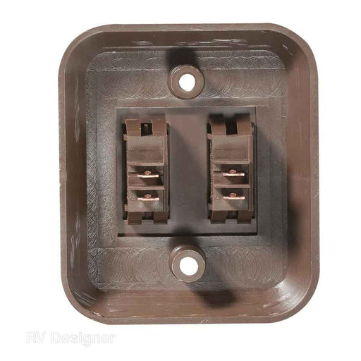 3.53"X3" Wall Plate Switch Double 