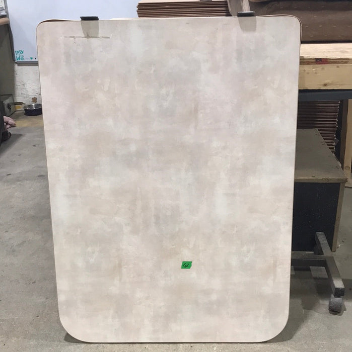 Used RV Wall Mount Table Top With Single Leg 37 3/4" L x 27 3/4" W