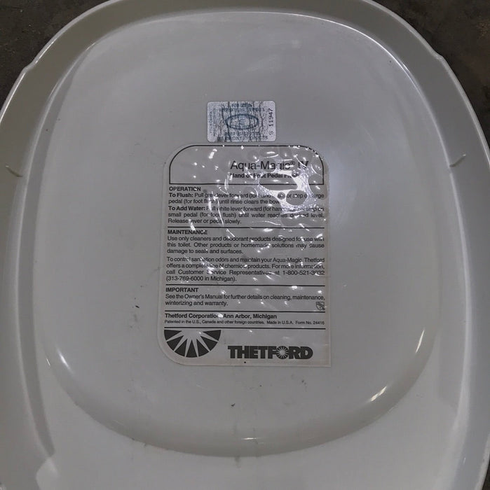 Used Thetford AM IV Toilet Seat Cover Replacement