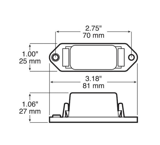 107W Mini - Lite Amber - Young Farts RV Parts