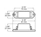 107W Mini - Lite Amber - Young Farts RV Parts