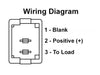 12V - Black Momentary On/Off - Young Farts RV Parts