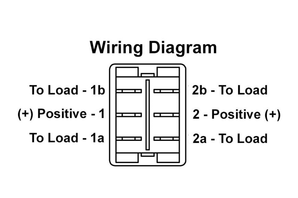 12V Black Momentary On/Off or Momentary On - Young Farts RV Parts