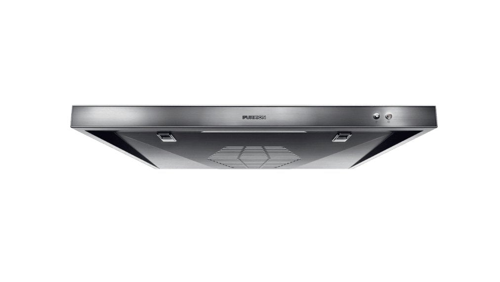 12V Ducted Range Hood w/Charcoal Filter Black - Young Farts RV Parts