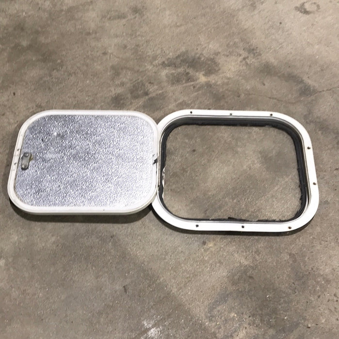 Used Radius Cornered Battery / Cargo Door 13 3/4" x 11 1/2" x 5/8 "D