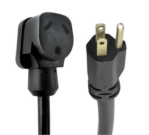 15M/30F Amp Power Cord Adapter - 12" - Young Farts RV Parts