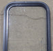 Used Black Radius Non Opening Window : 17 1/2" W x 31 3/4" H x 1 1/2" D - Young Farts RV Parts