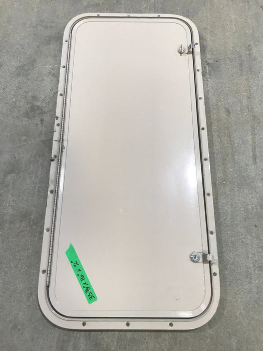 Used Radius Cornered Cargo Door 35 3/4" W x 16" H x 1/2" D