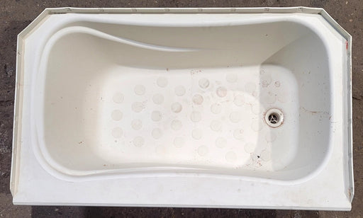 Used RV Bath Tub 39 7/8” x 23 3/4” - Left Hand Drain - Young Farts RV Parts