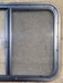 Used Black Radius Opening Window : 29 1/4" W x 21 1/4" H x 1 1/4" D - Young Farts RV Parts