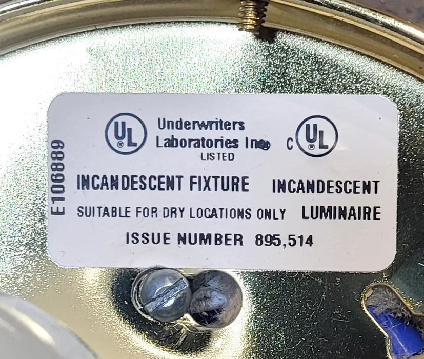 Used Unique Interior Ceiling Mount Light Fixture - Young Farts RV Parts