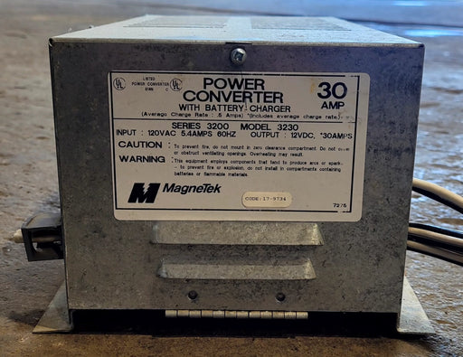 Used 30 AMP Magnetek Power Converter Model 3230 - Young Farts RV Parts