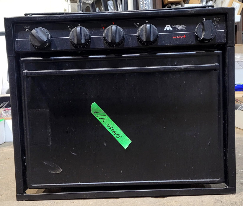 Used Atwood / Wedgewood range stove 3-burner R-1737BBP