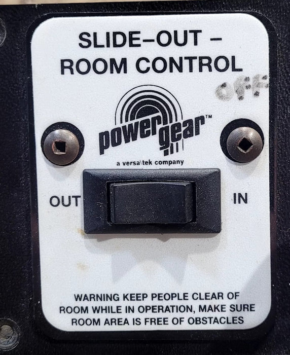Used Power Gear Slide-Out Room Control Switch Panel & Key - Young Farts RV Parts