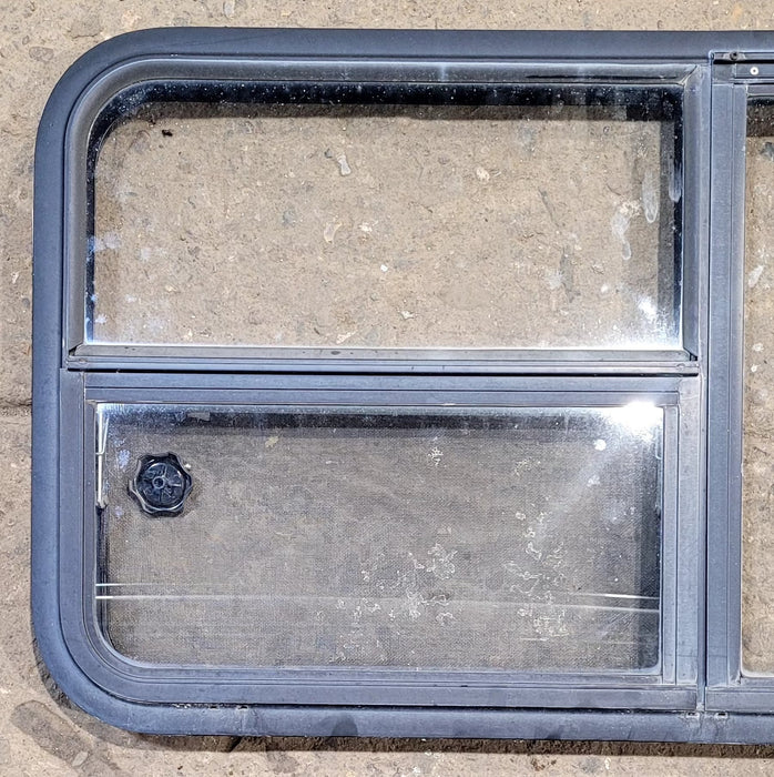 Used Black Radius Emergency Opening Window : 47 1/2" W x 21 1/4" H x 1 3/4" D