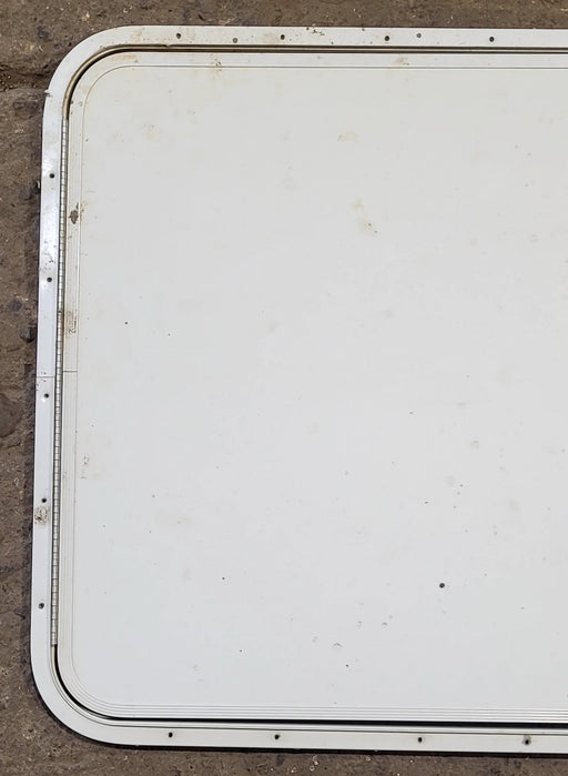Used Radius Cornered Cargo Door 29 7/8" x 25 7/8" x 1/2"D - Young Farts RV Parts