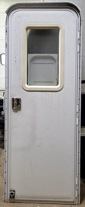 Used RV Radius Entry Door 25 1/2" W x 71 7/8" H