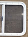 Used White Radius Opening Window : 29 1/2" W x 21 1/2" H x 1 7/8" D - Young Farts RV Parts