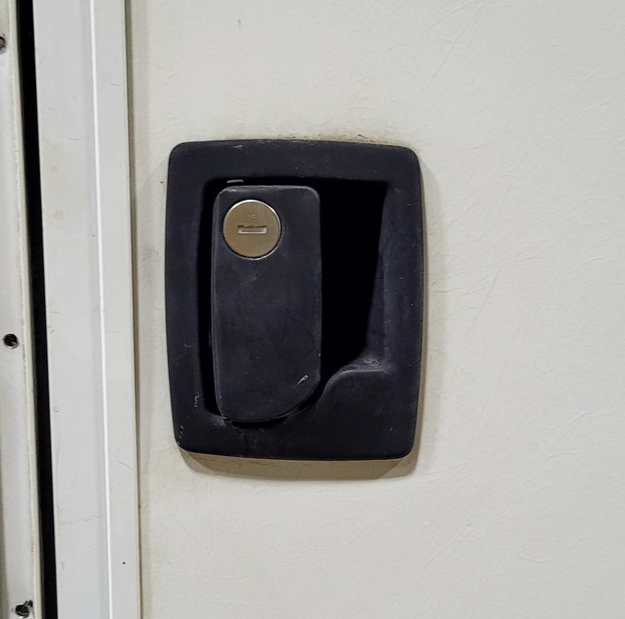 Used Radius Storage/ Teardrop Trailer Entry Door 35 3/4" x 47 1/4" H - Young Farts RV Parts