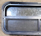 Used Black Radius Opening Window : 35 1/4" W x 14 1/4" H x 2" D - Young Farts RV Parts