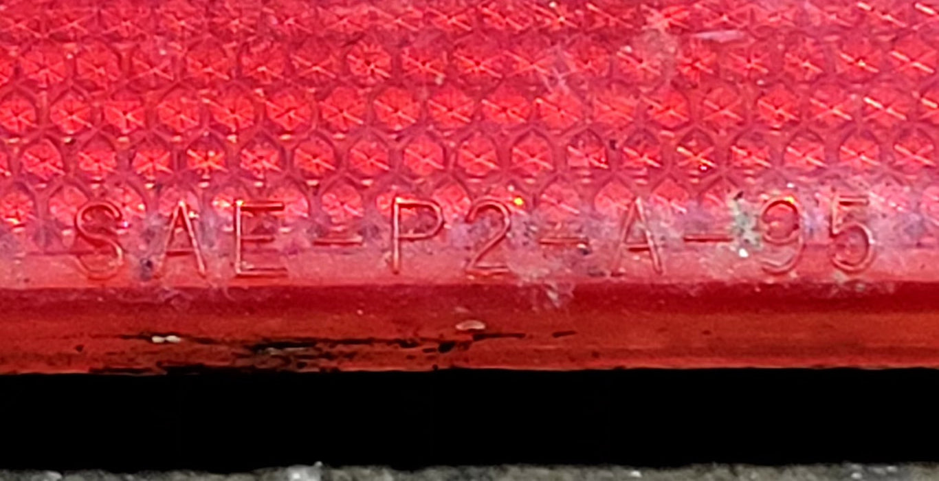 Used SAE-P2-A-95 Marker Lights - Red - Young Farts RV Parts
