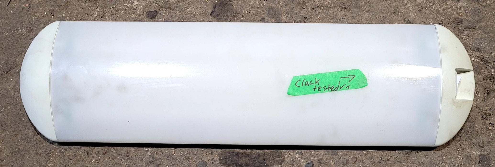 Used Dual Florescent light fixture - With Switch - Young Farts RV Parts