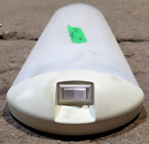 Used Dual Florescent light fixture - With Switch - Young Farts RV Parts