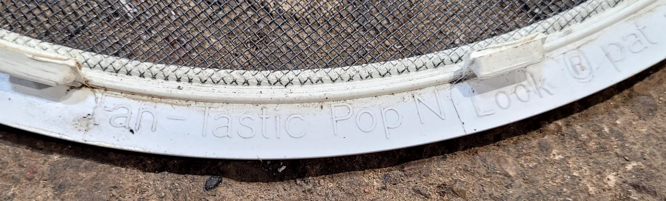 Used Fantastic Vent Pop N Lock Screen - K203580 / K203581 - Young Farts RV Parts