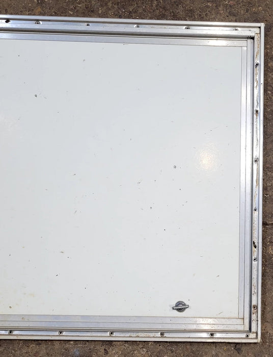 Used Square Cornered Cargo Door 30" x 23 3/4" x 3/4"D - Young Farts RV Parts