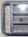 Used Black Radius Opening Window : 29 1/4" W x 22 1/4" H x 1 3/4" - Young Farts RV Parts