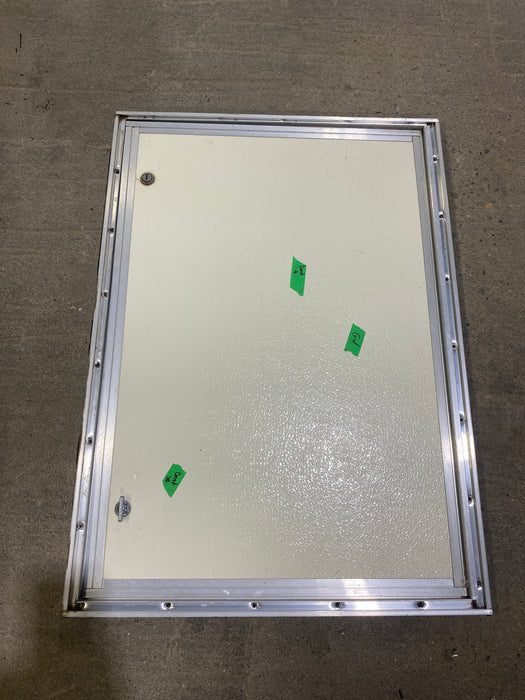 Used Square Cornered Cargo Door 29 1/2" W x 21 3/4" H X 3/4" D