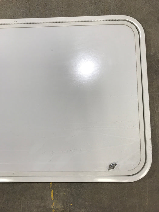 Used Radius Cornered Cargo Door 55" x 25 1/2" x 1" D - Young Farts RV Parts