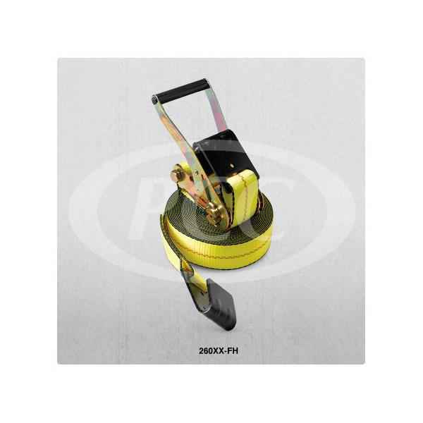 2"X27'Ratchet Strap w/Flathook - Young Farts RV Parts