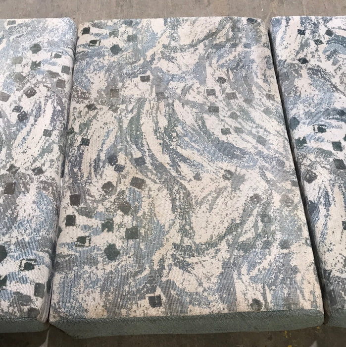 USED Dinette Cushion Set- 4 piece - 2 @ 39" X 25" X 5" D, 2 @ 39" X 12" X 5" D