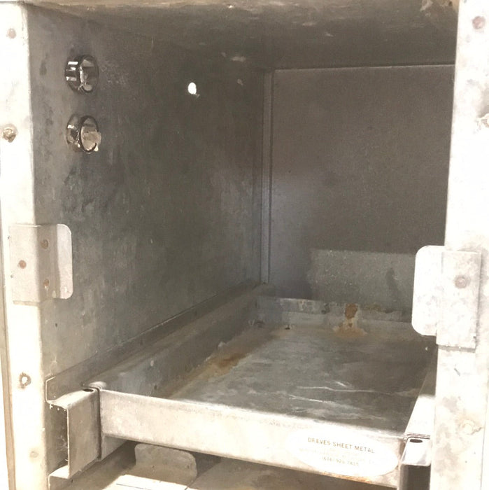 Used Battery Compartment Box with Slide Out Tray