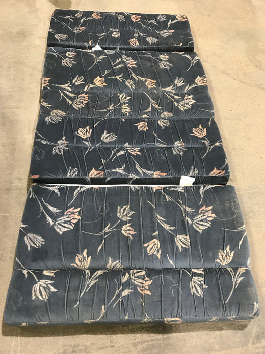 USED Dinette Cushion Set- 4 piece 2 @ 37" X 22" X 5" D, 2 @ 37" X 12" X 5" D