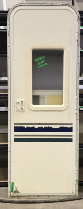 Used Rv Radius Entry Door 25 1/2" W x 71 1/4" H - Young Farts RV Parts