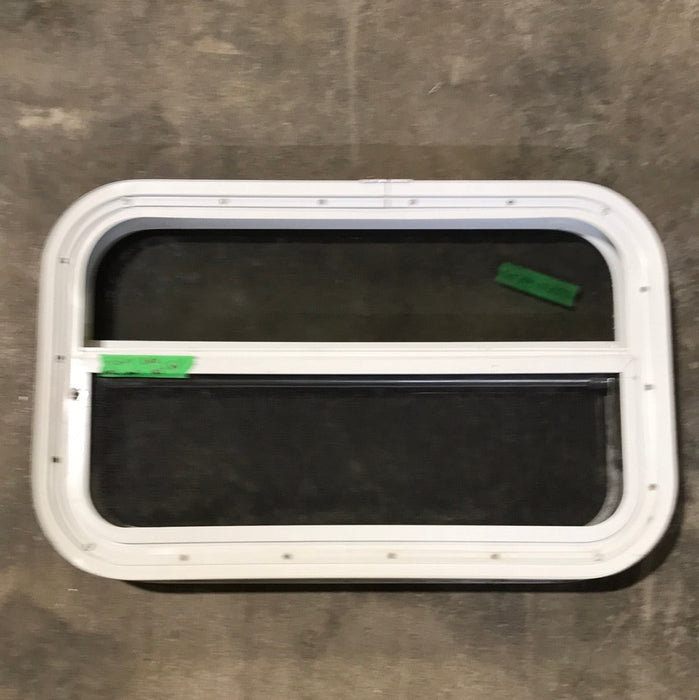 USED White Radius Opening Window : 23 1/2" W X 14 1/2" H X 2" D
