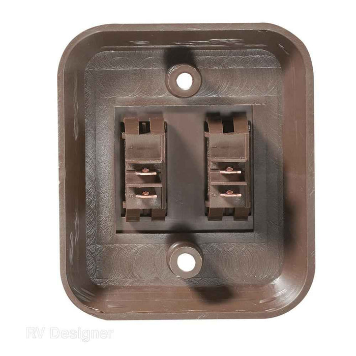 3.53"X3" Wall Plate Switch Double - Young Farts RV Parts