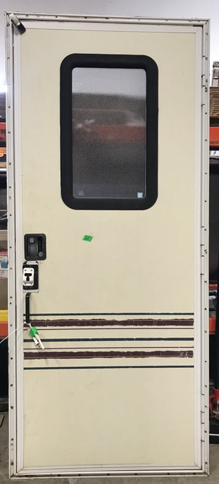 USED Square Corner Entry Door 71 3/4" H x 29 3/4" W X 2 1/4" D