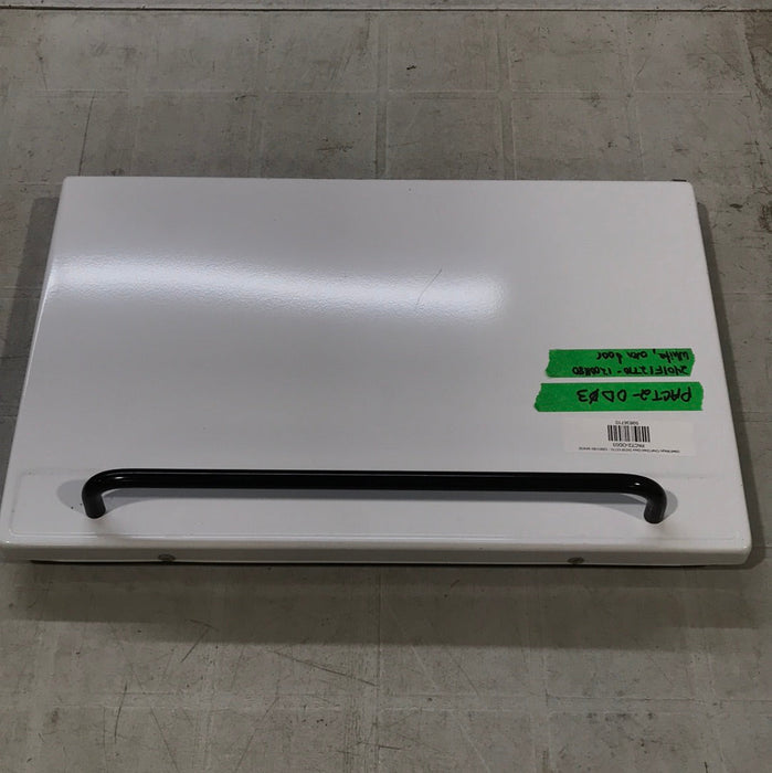 Used Magic Chef Oven Door 2401F12770 - 12001180 WHITE