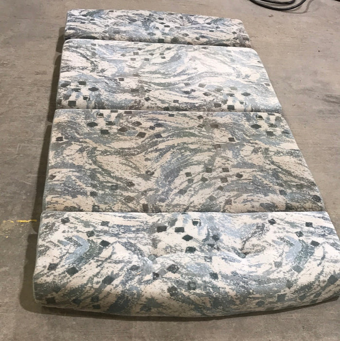 USED Dinette Cushion Set- 4 piece - 2 @ 39" X 25" X 5" D, 2 @ 39" X 12" X 5" D