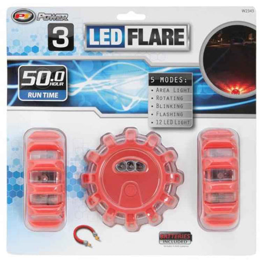 3PK LED ROAD FLARES - Young Farts RV Parts