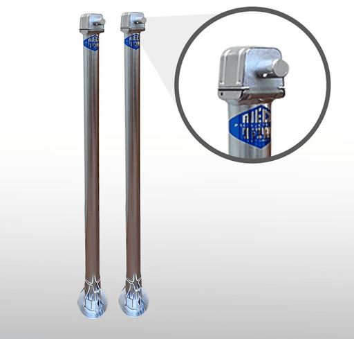 4 - Corner Mechanical Jack - Zinc - Set/2 - Young Farts RV Parts